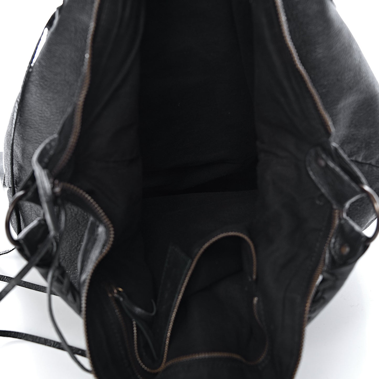 Agneau Classic Hardware Day Hobo Black