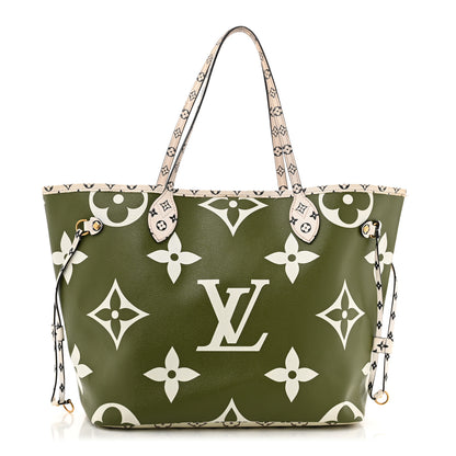 Louis Vuitton Monogram Giant Neverfull MM Kaki 1 of 14