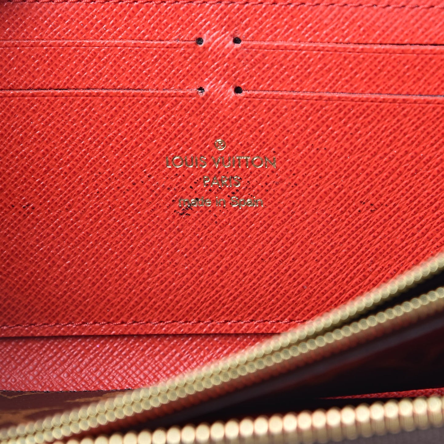 Monogram Blooming Flowers Clemence Wallet Coquelicot
