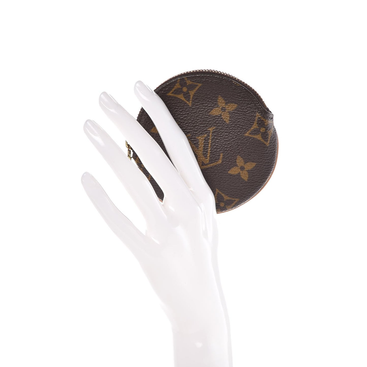 Monogram Round Coin Purse