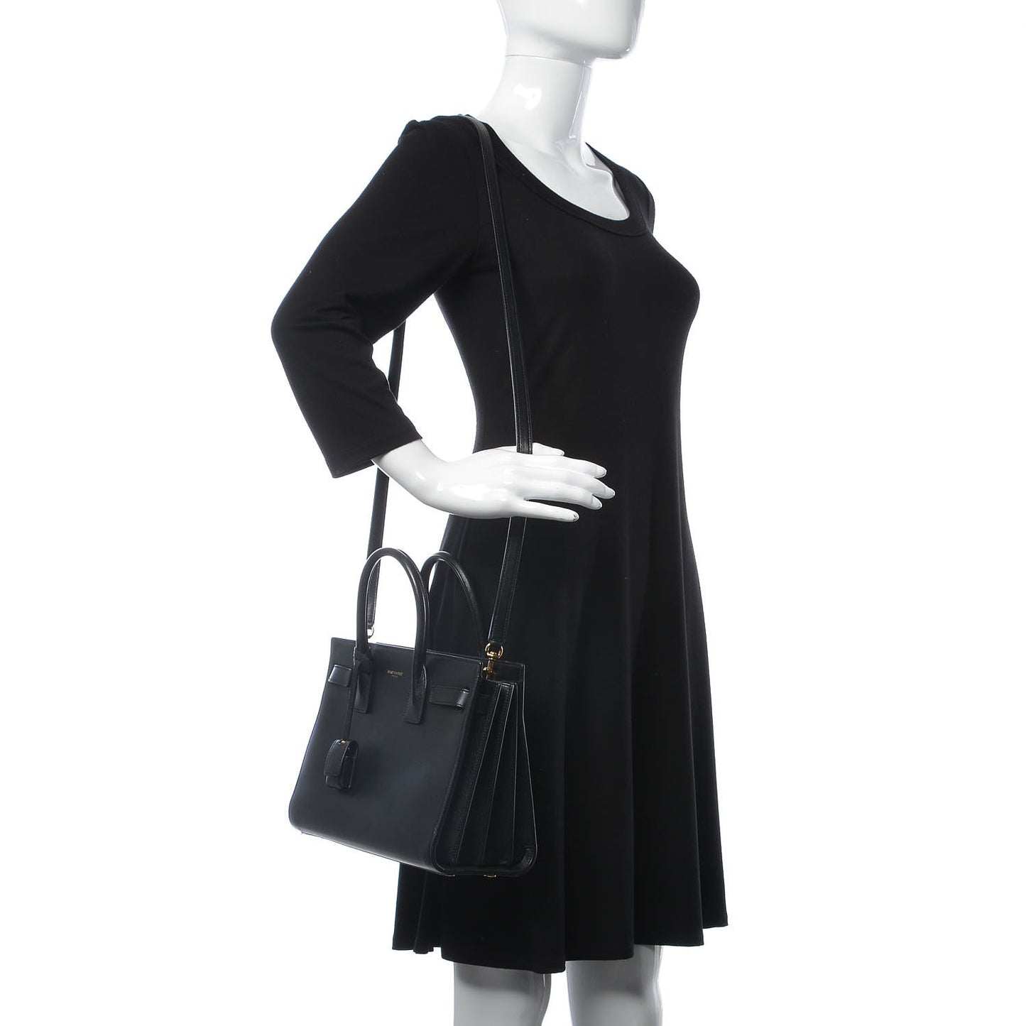 Calfskin Baby Sac De Jour Black