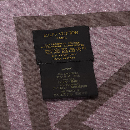 Louis Vuitton Cashmere Silk Shawl Beret Hat Set 7 of 13