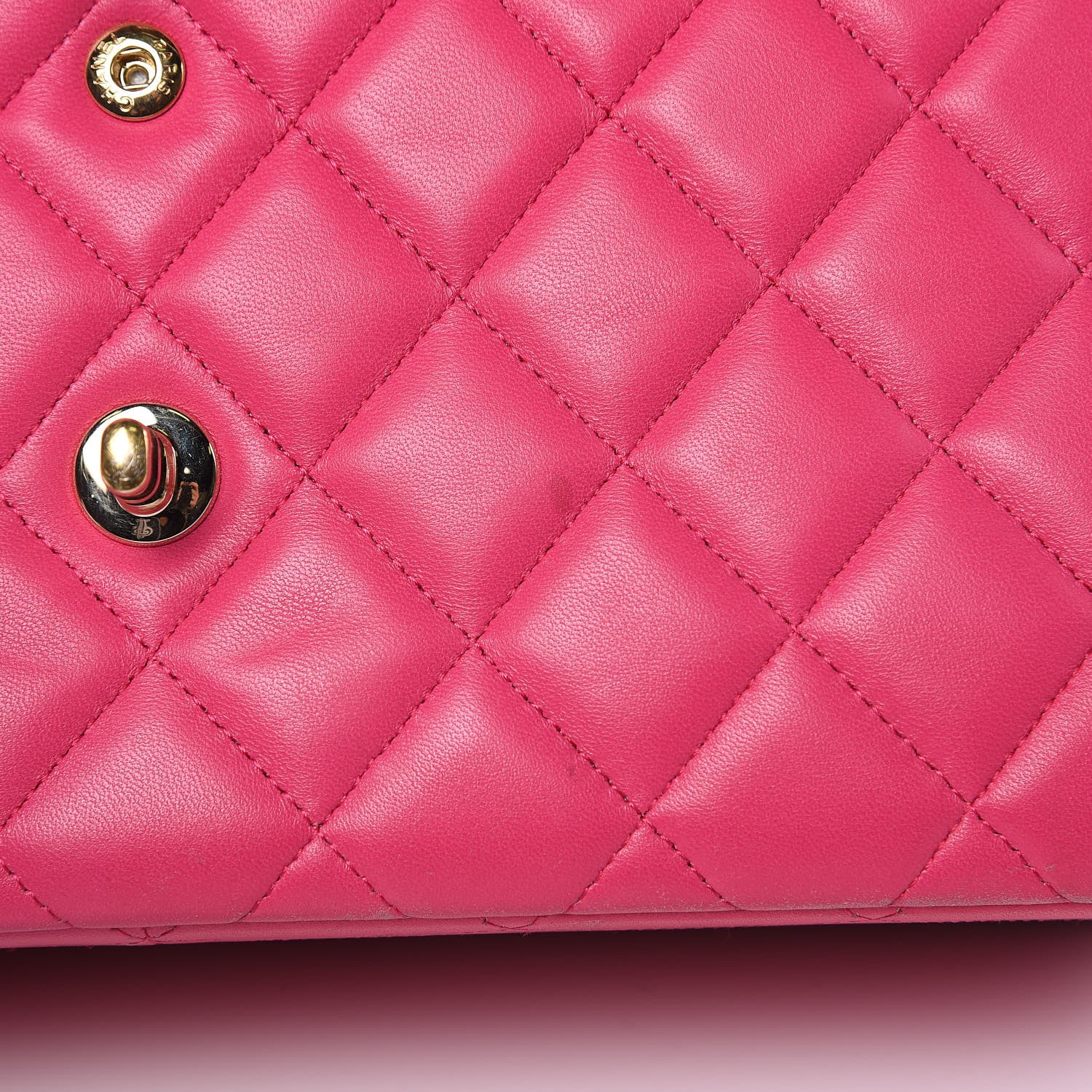 Chanel Lambskin Quilted Jumbo Double Flap Fuchsia 23 of 23