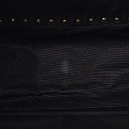 Valentino Garavani Vitello Medium Rockstud Tote Black 7 of 13