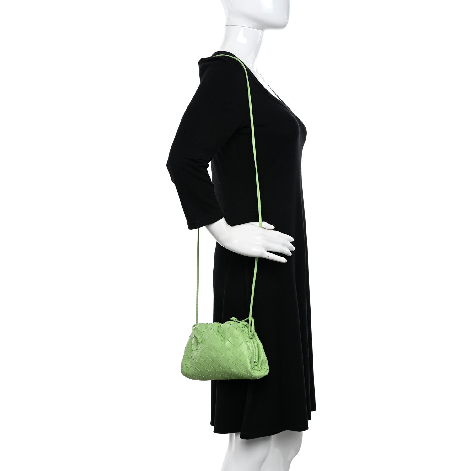 Bottega Veneta Nappa Intrecciato The Mini Pouch Pistachio 2 of 9