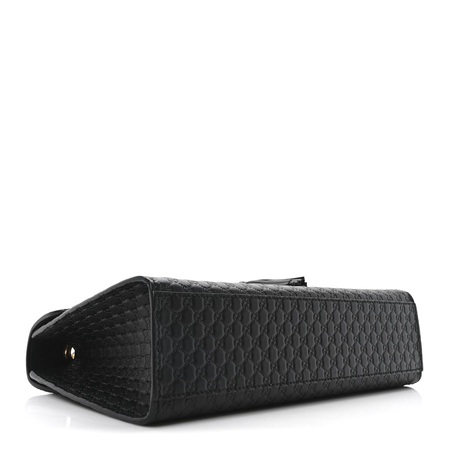 Microguccissima Medium Emily Chain Shoulder Bag Black