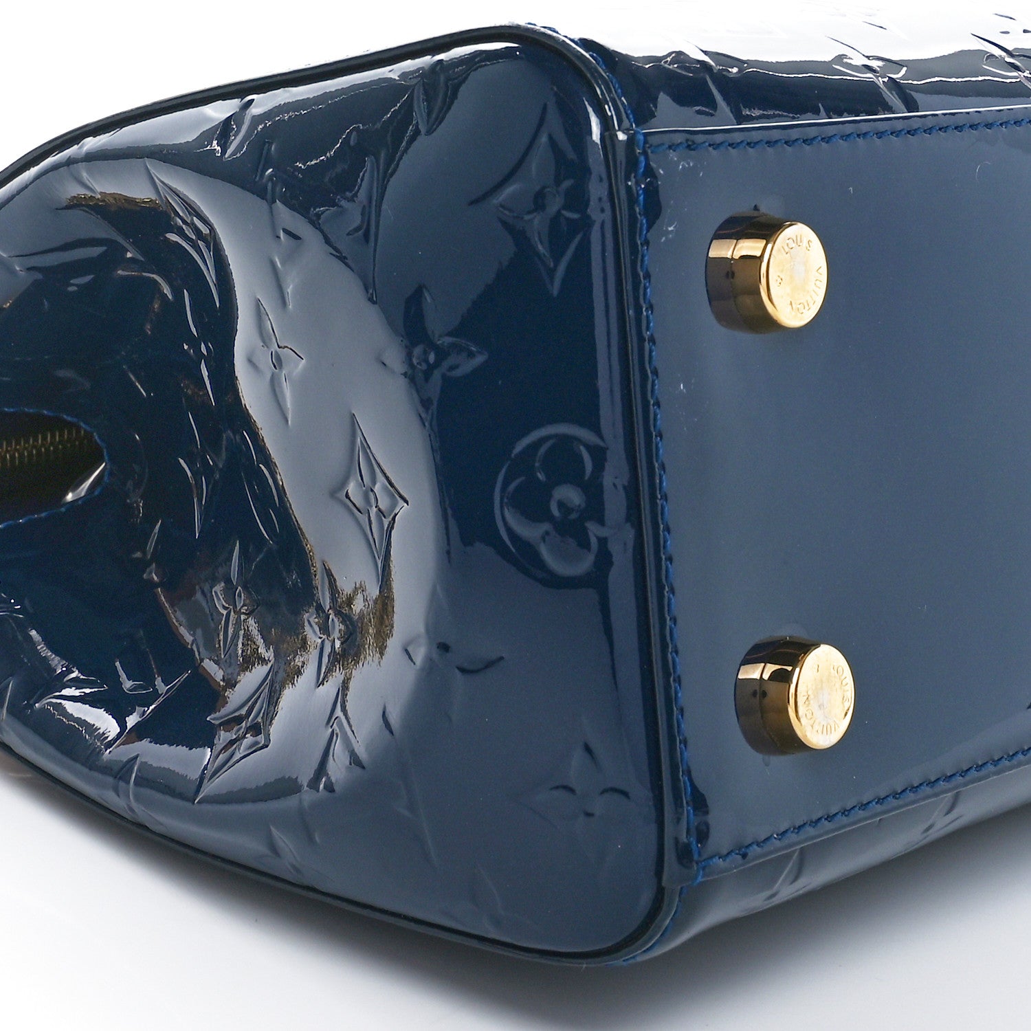 Louis Vuitton Vernis Brea MM Grand Blue 9 of 10