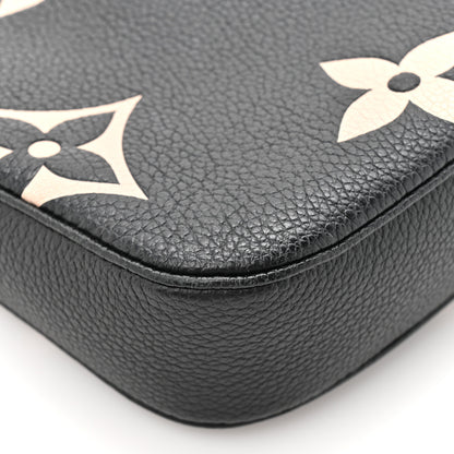 Louis Vuitton Empreinte Monogram Giant Multi Pochette Accessories Large Pochette Black Beige 10 of 11