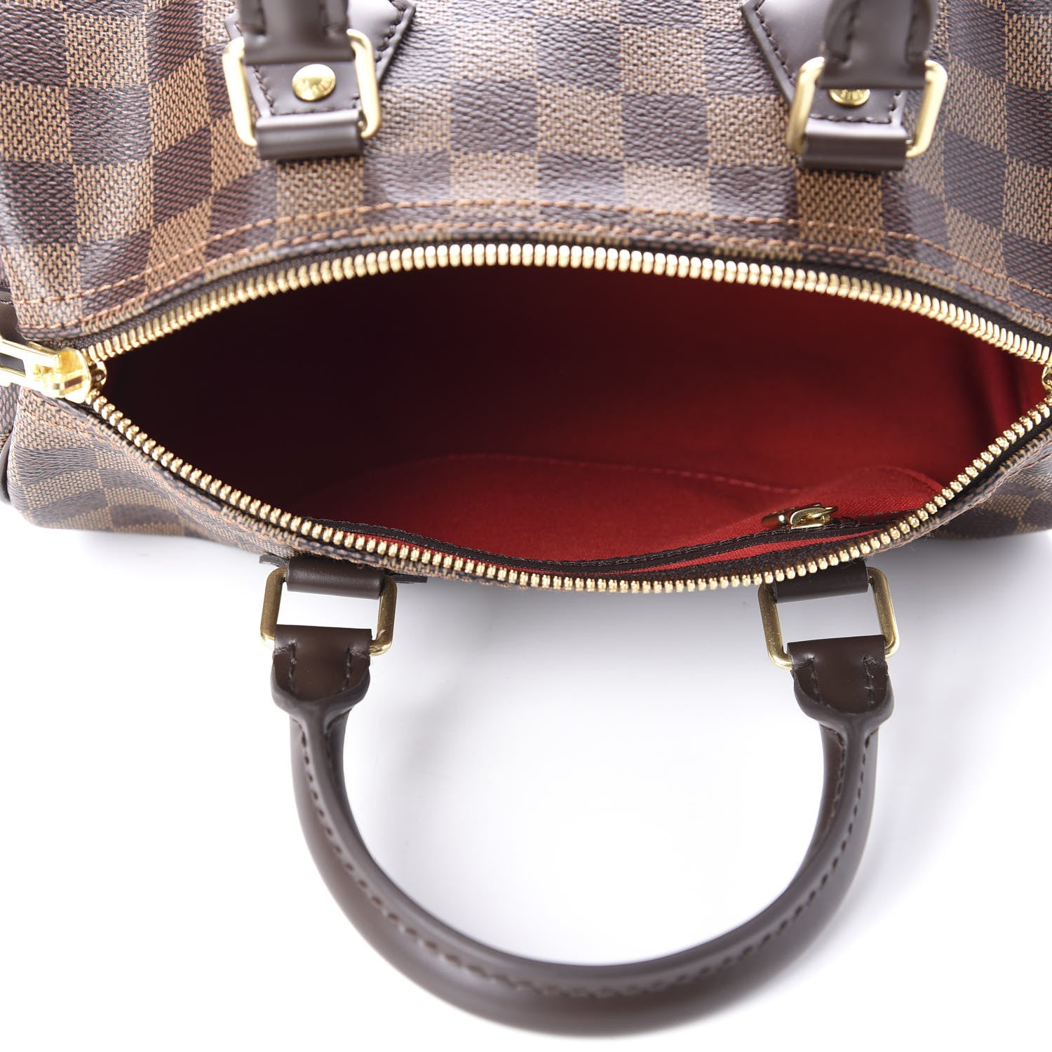 Louis Vuitton Damier Ebene Speedy Bandouliere 25 5 of 10