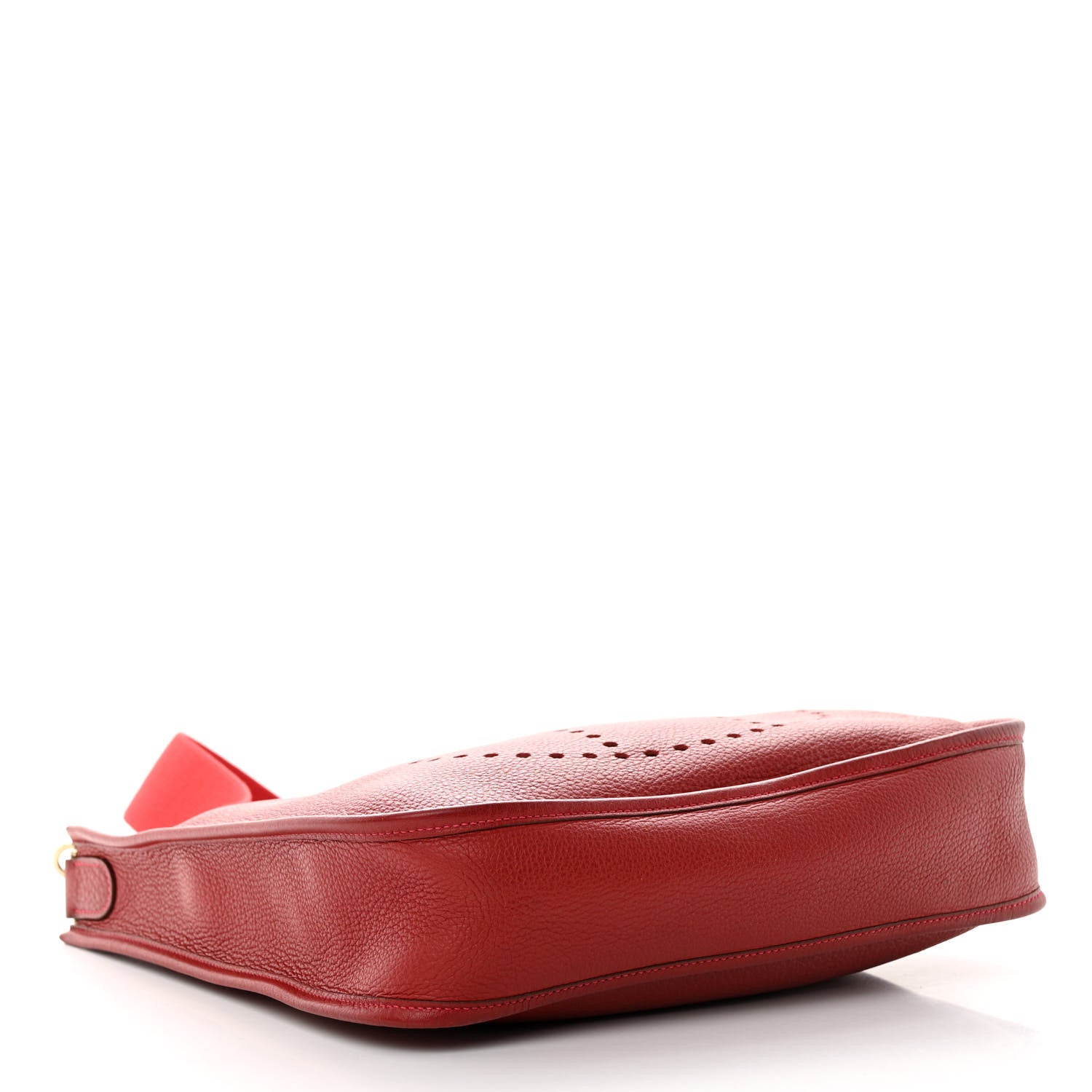 Hermes Taurillon Clemence Evelyne III PM Rouge Casaque 4 of 12