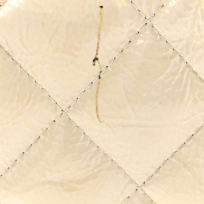 Chanel Distressed Patent Jumbo Single Flap White 12 of 14