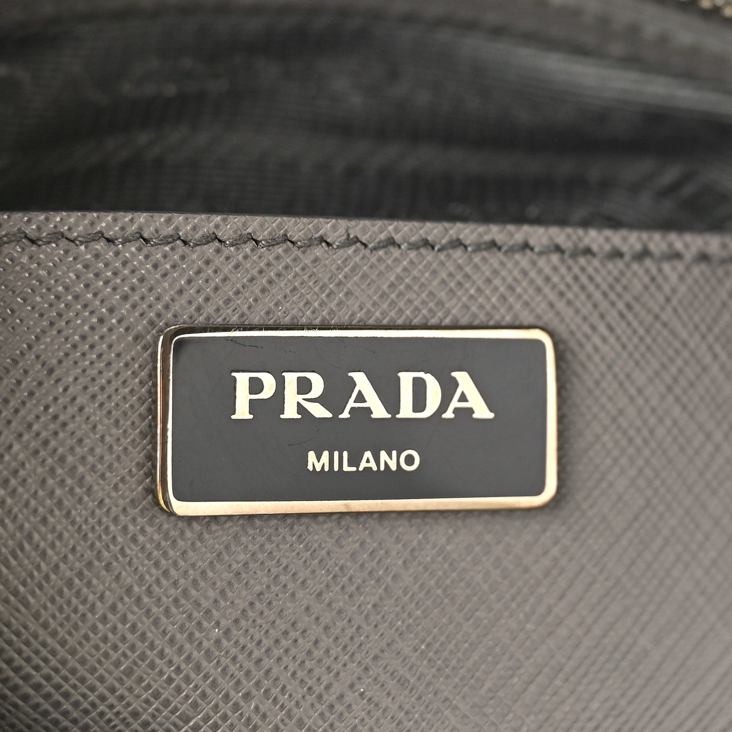 Prada Saffiano Lux Medium Promenade Tote Marmo 7 of 9