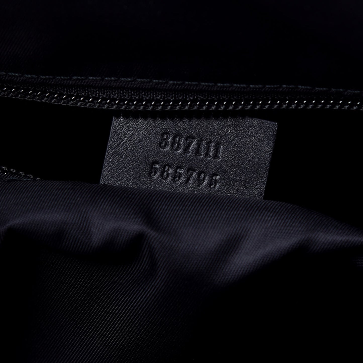 GG Supreme Monogram Web Messenger Bag Black