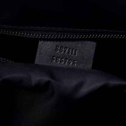 Gucci GG Supreme Monogram Web Messenger Bag Black 7 of 9