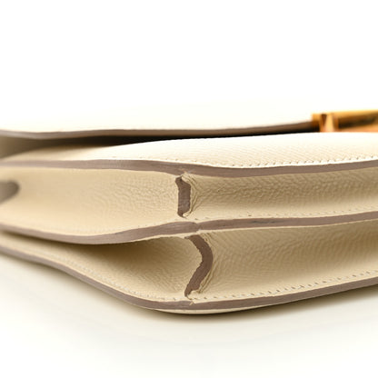 Hermes Epsom Horseshoe Constance Elan 25 Craie 9 of 10