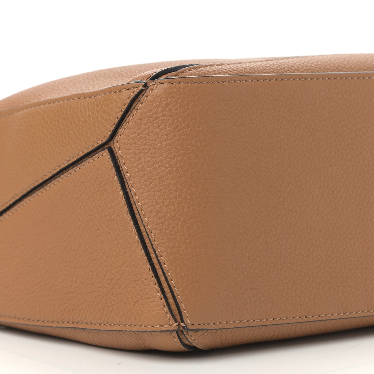 Soft Grained Calfskin Small Puzzle Bag Light Caramel