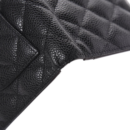 Chanel Caviar Quilted Yen Wallet Black 11 of 14
