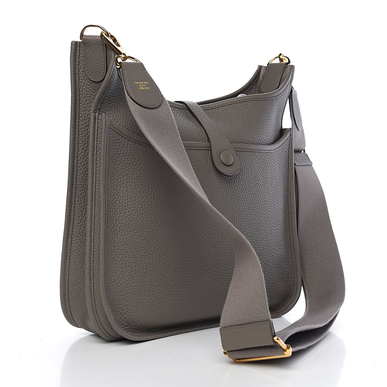 Hermes Taurillon Clemence Evelyne III PM Etain 2 of 10