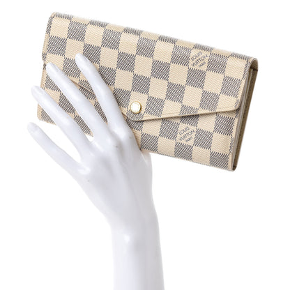 Louis Vuitton Damier Azur Sarah Wallet NM 2 of 7