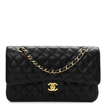 Chanel Caviar Quilted Medium Double Flap Black 1 of 11