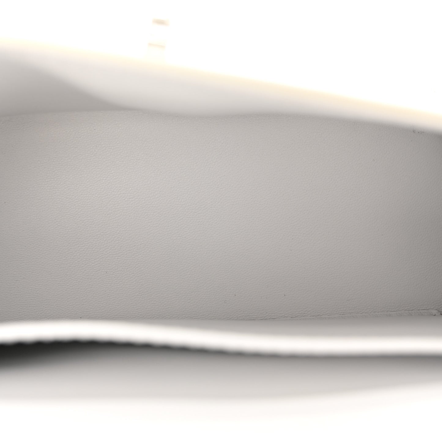 Brushed Calfskin Mini Geometric Prisma Shoulder Bag Optic White