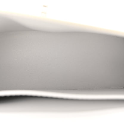 Salvatore Ferragamo Brushed Calfskin Mini Geometric Prisma Shoulder Bag Optic White 5 of 11