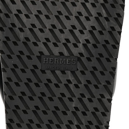 Hermes Nappa Extra Sandals 37 Black 7 of 9