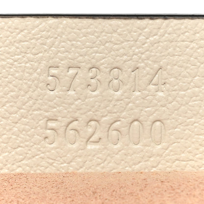 Gucci Vintage Effect Calfskin Matelasse Diagonal Torchon GG Marmont Zip Pouch Mystic White Blue Agata 7 of 10
