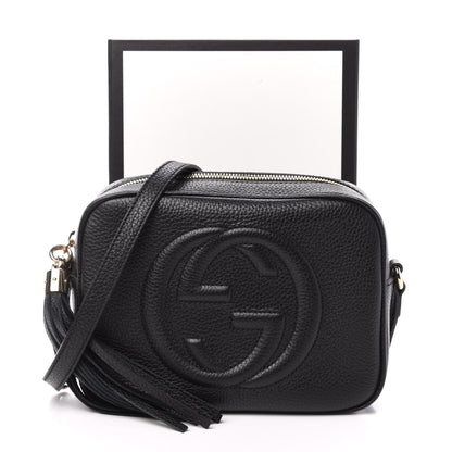 Gucci Pebbled Calfskin Small Soho Disco Bag Black 12 of 12
