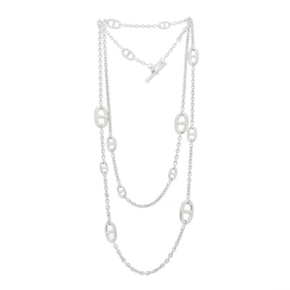 Hermes Sterling Silver Farandole Necklace 120 3 of 5