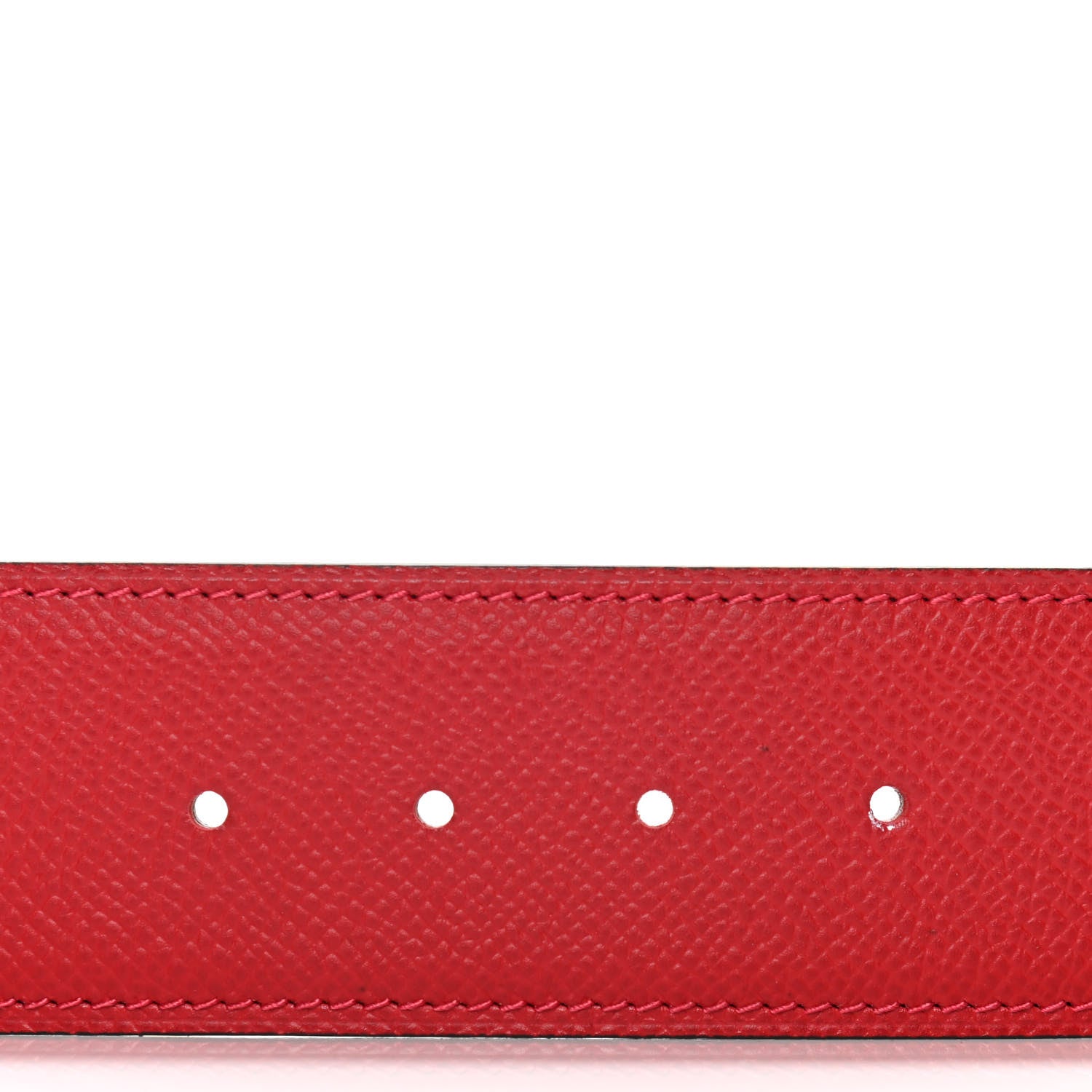 Hermes Epsom 42mm Belt Strap 80 Capucine Chocolate 4 of 5