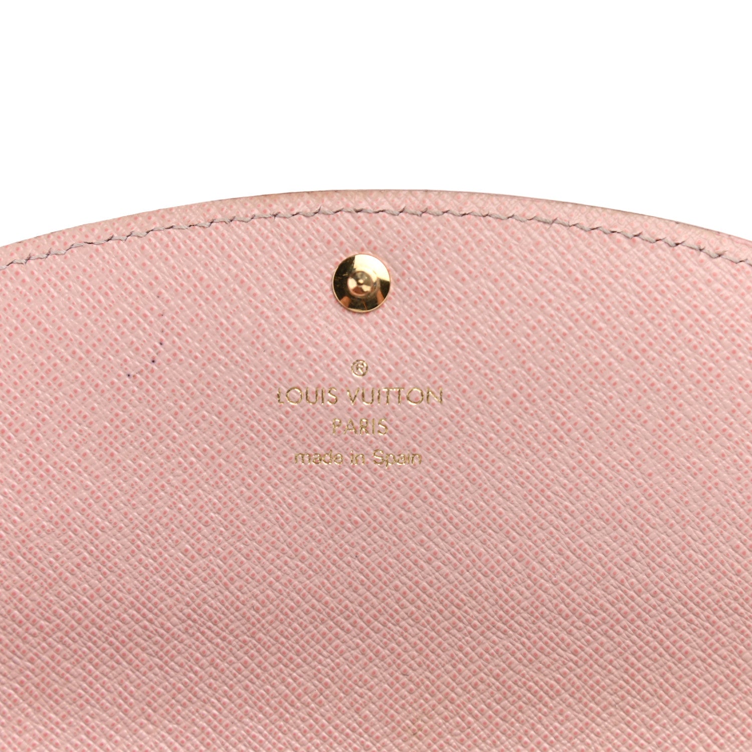Louis Vuitton Damier Ebene Caissa Wallet Rose Ballerine 6 of 7