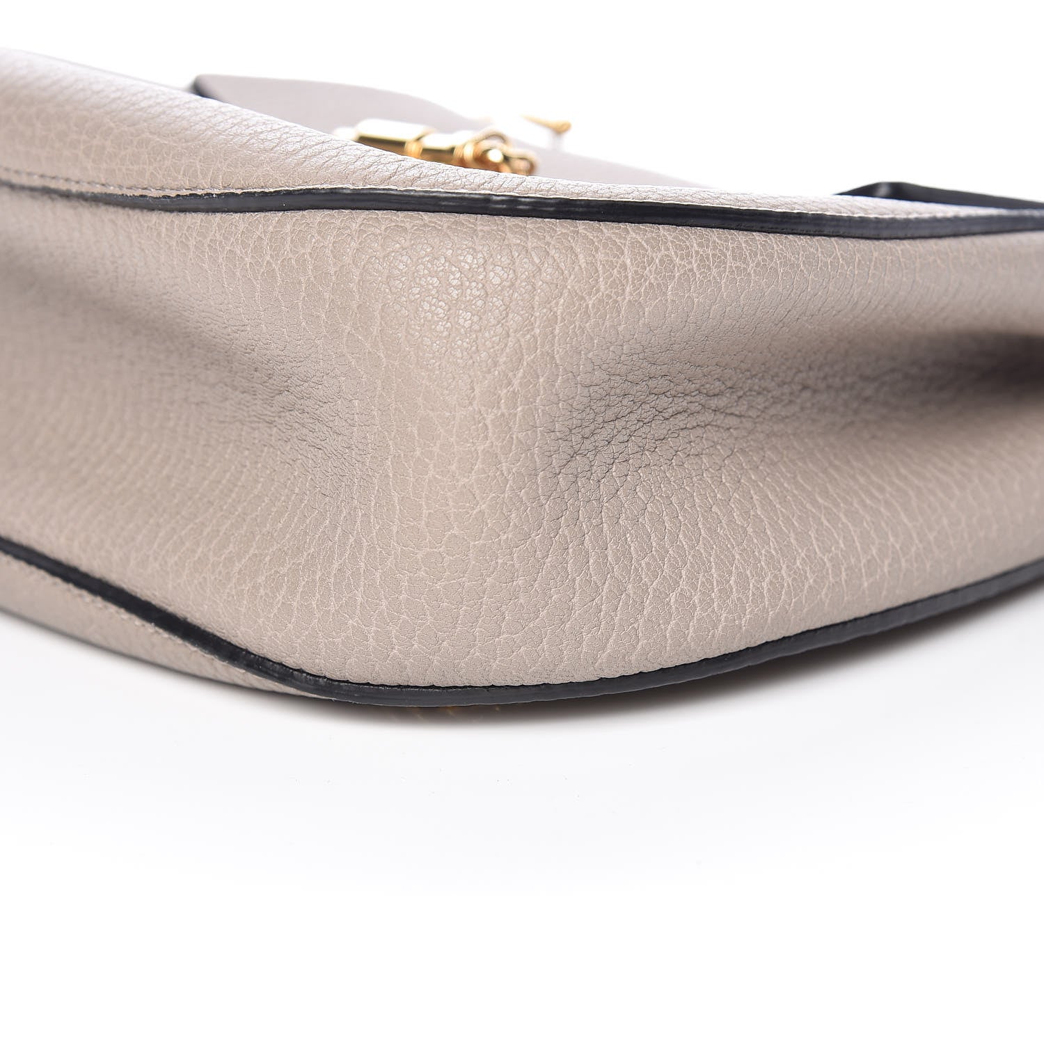 Chloe Grained Lambskin Drew Shoulder Bag Motty Grey 9 of 10