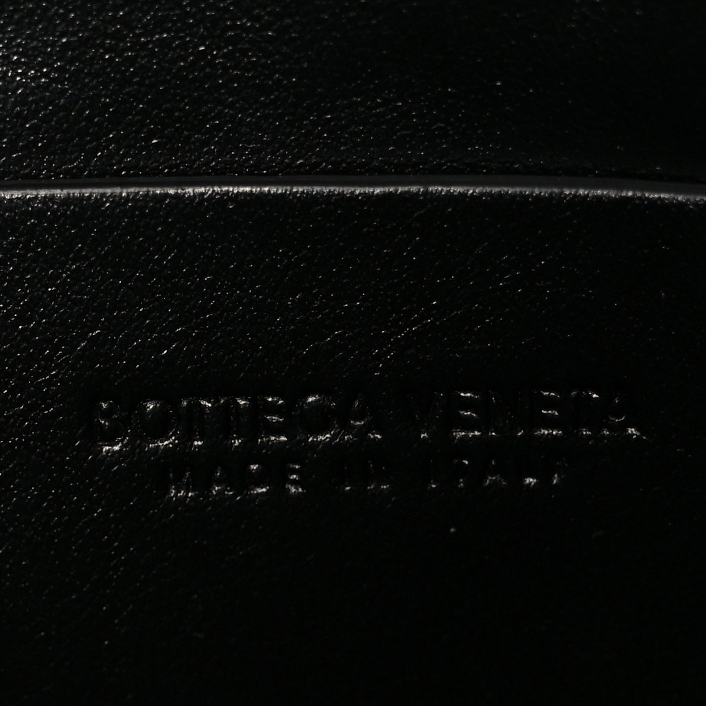 Nappa Intrecciato Concert Pouch Black