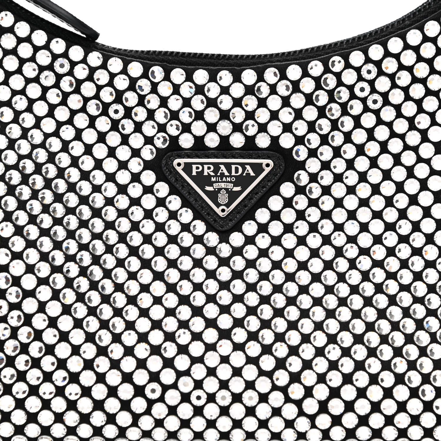 Prada Satin Crystal Mini Re-Edition 2000 Bag Cristal 8 of 11