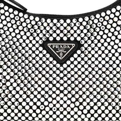 Prada Satin Crystal Mini Re-Edition 2000 Bag Cristal 8 of 11