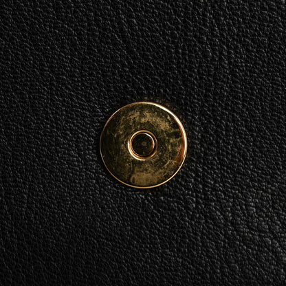 Saint Laurent Calfskin Monogram Large Belle De Jour Clutch Black 12 of 13