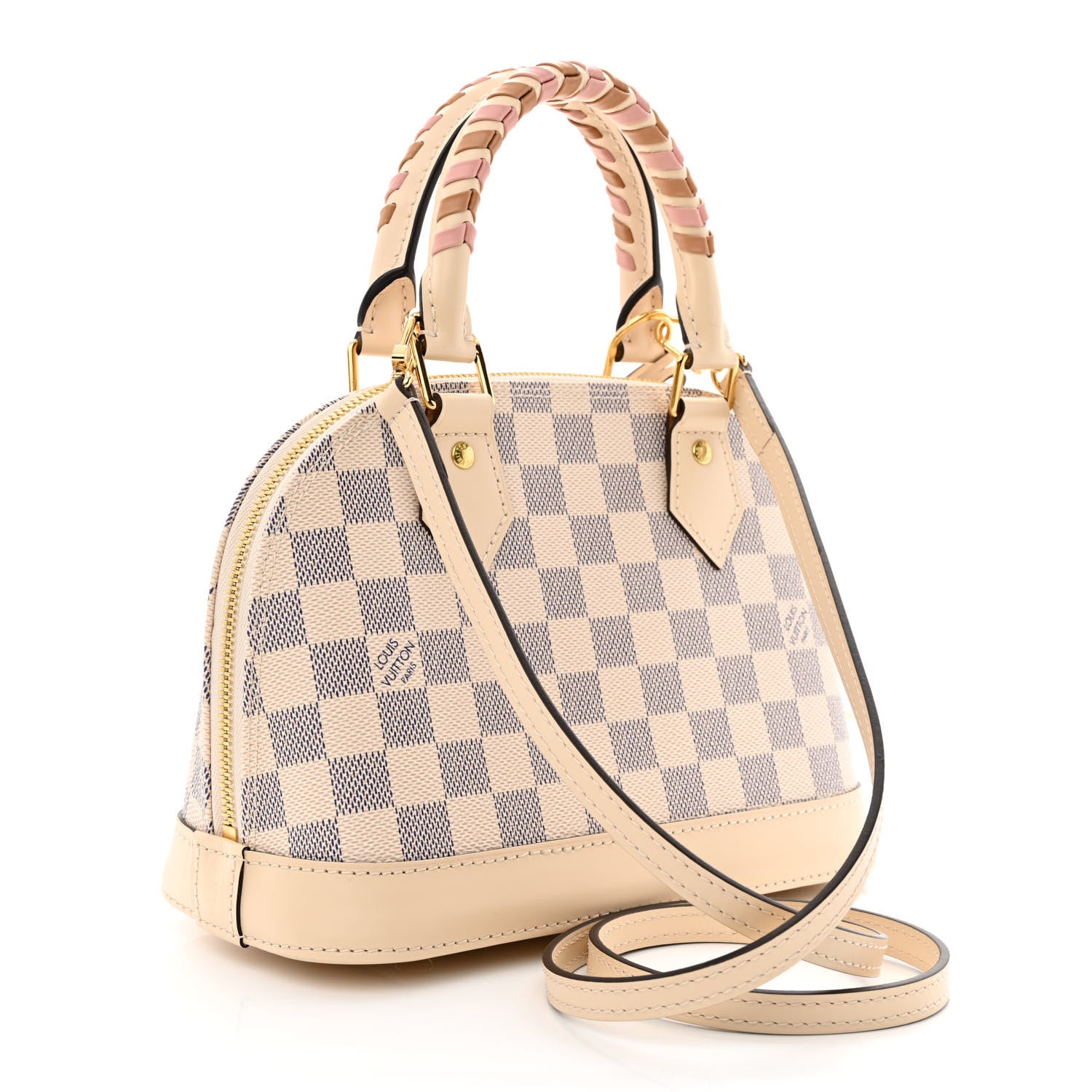 Louis Vuitton Damier Azur Braided Alma BB 3 of 10