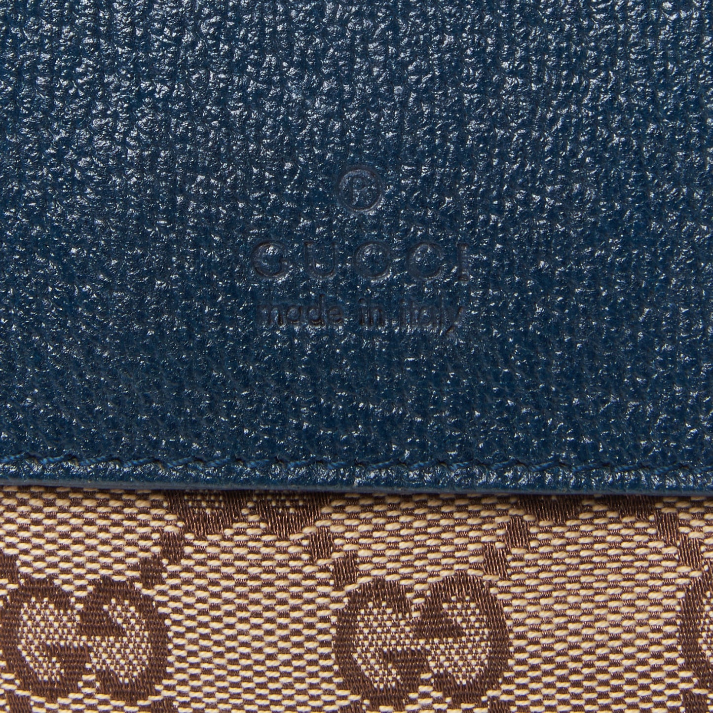 Monogram Web Belt Bag Navy