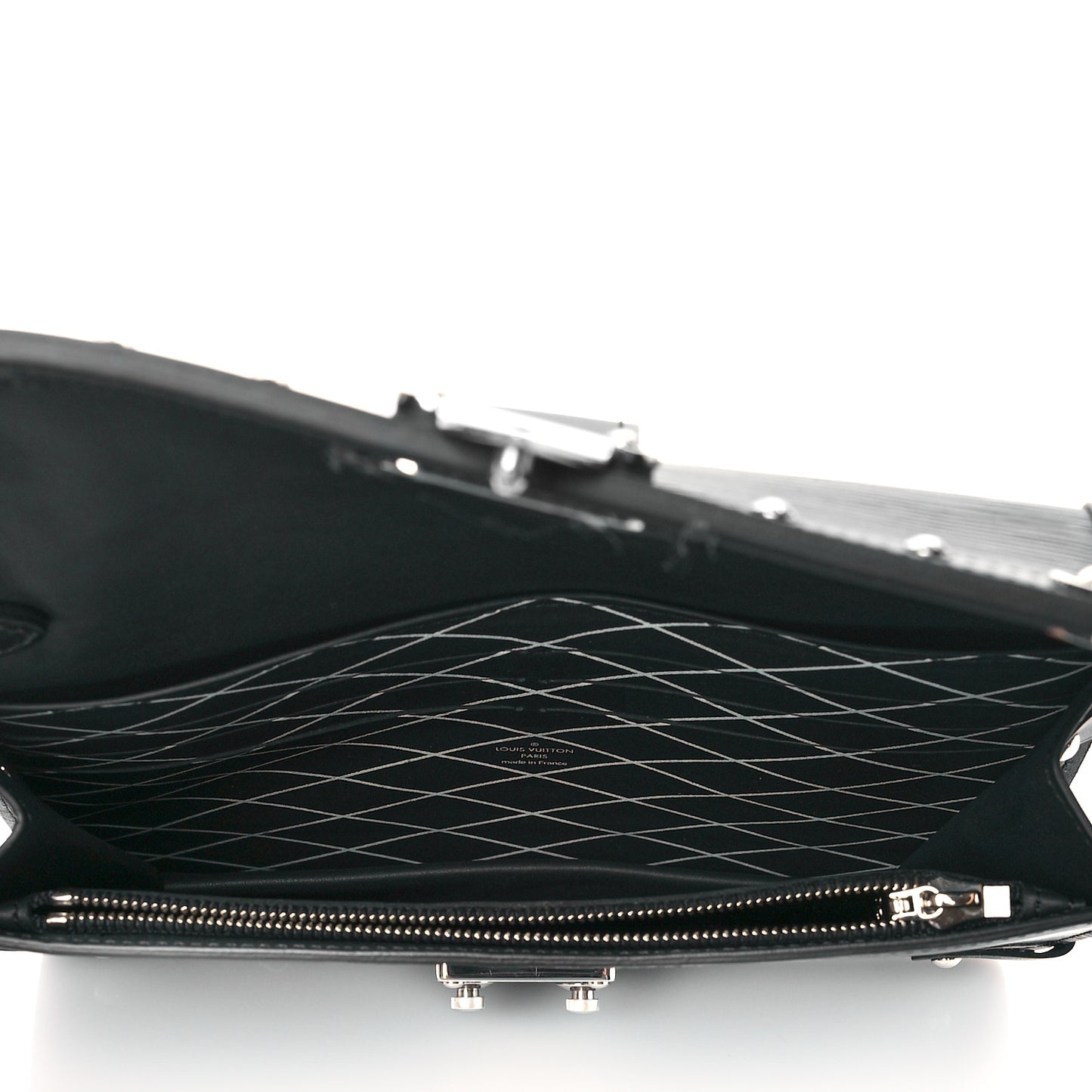 Epi Trunk Chain Wallet Black