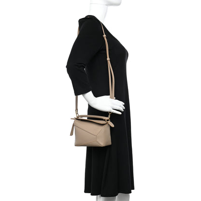 Loewe Calfskin Mini Puzzle Edge Bag Sand 2 of 9