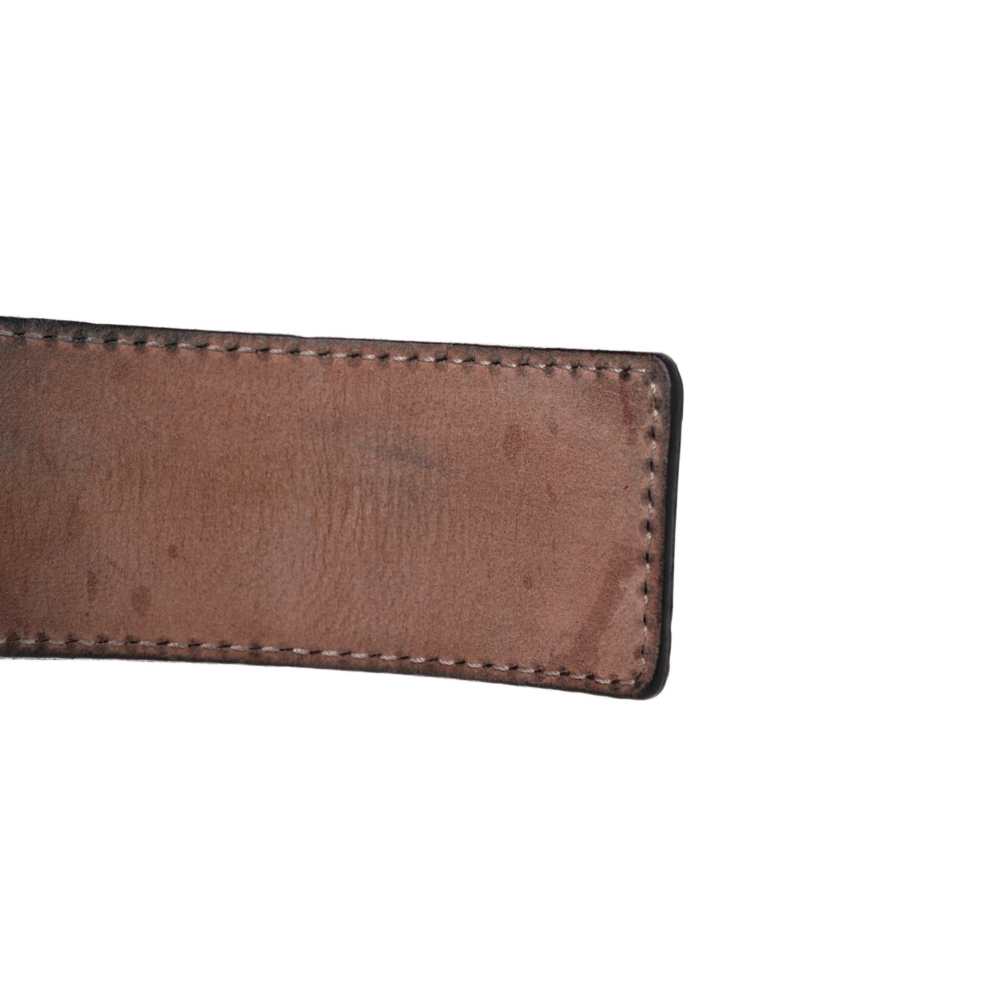 Guccissima Interlocking G Belt 100 40 Dark Red