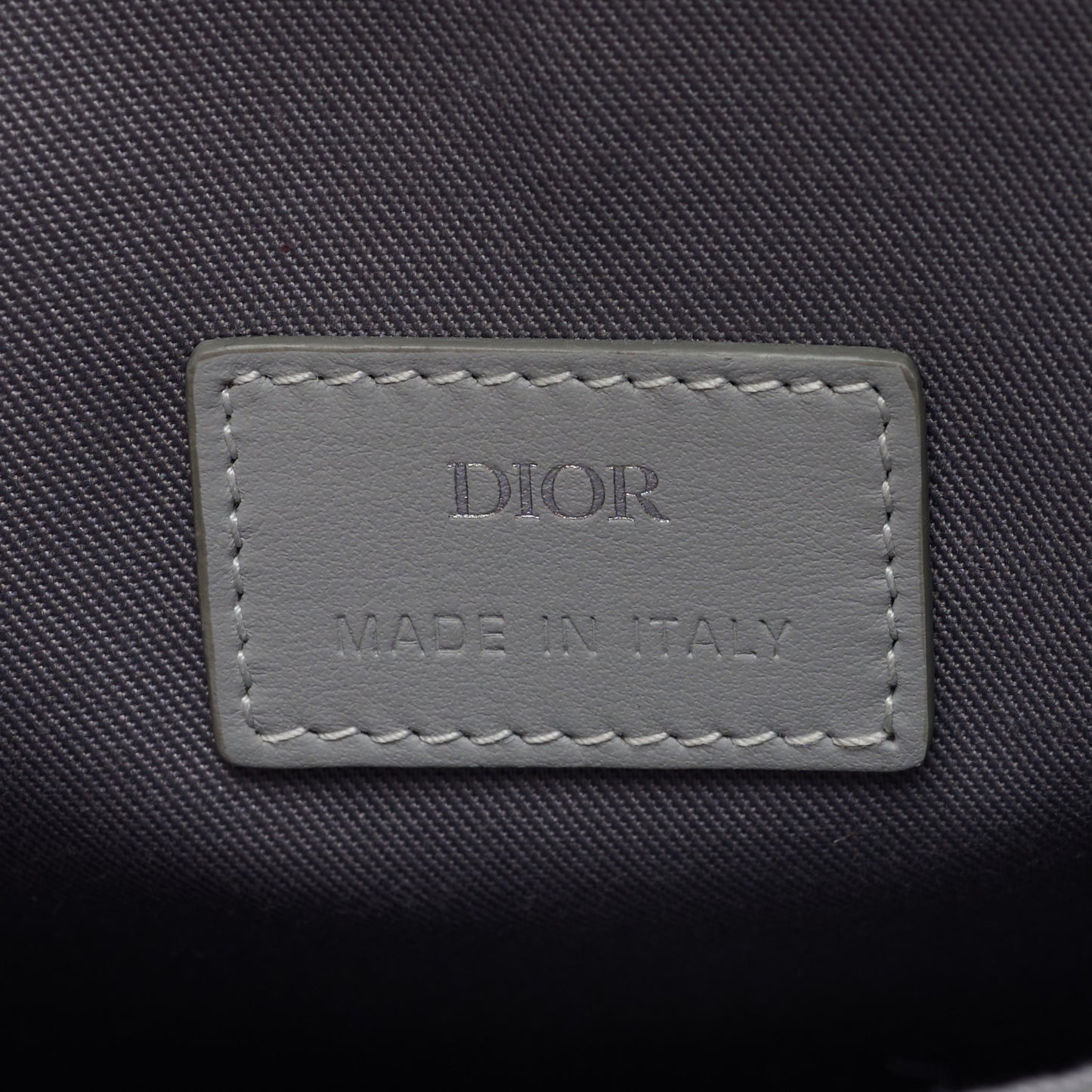 Coated Canvas CD Diamond Hit The Road A5 Pouch With Flap Gray