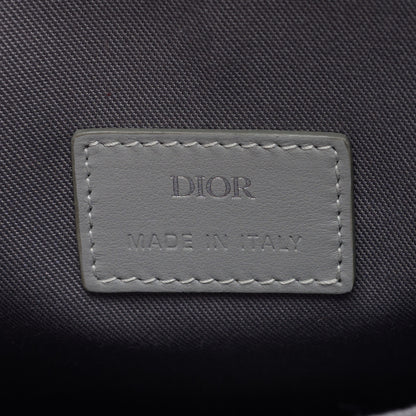 Christian Dior Coated Canvas CD Diamond Hit The Road A5 Pouch With Flap Gray 6 of 6