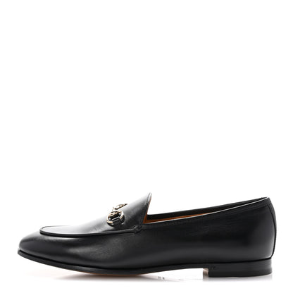 Gucci Calfskin Womens Jordaan Loafers 39 Black 1 of 11