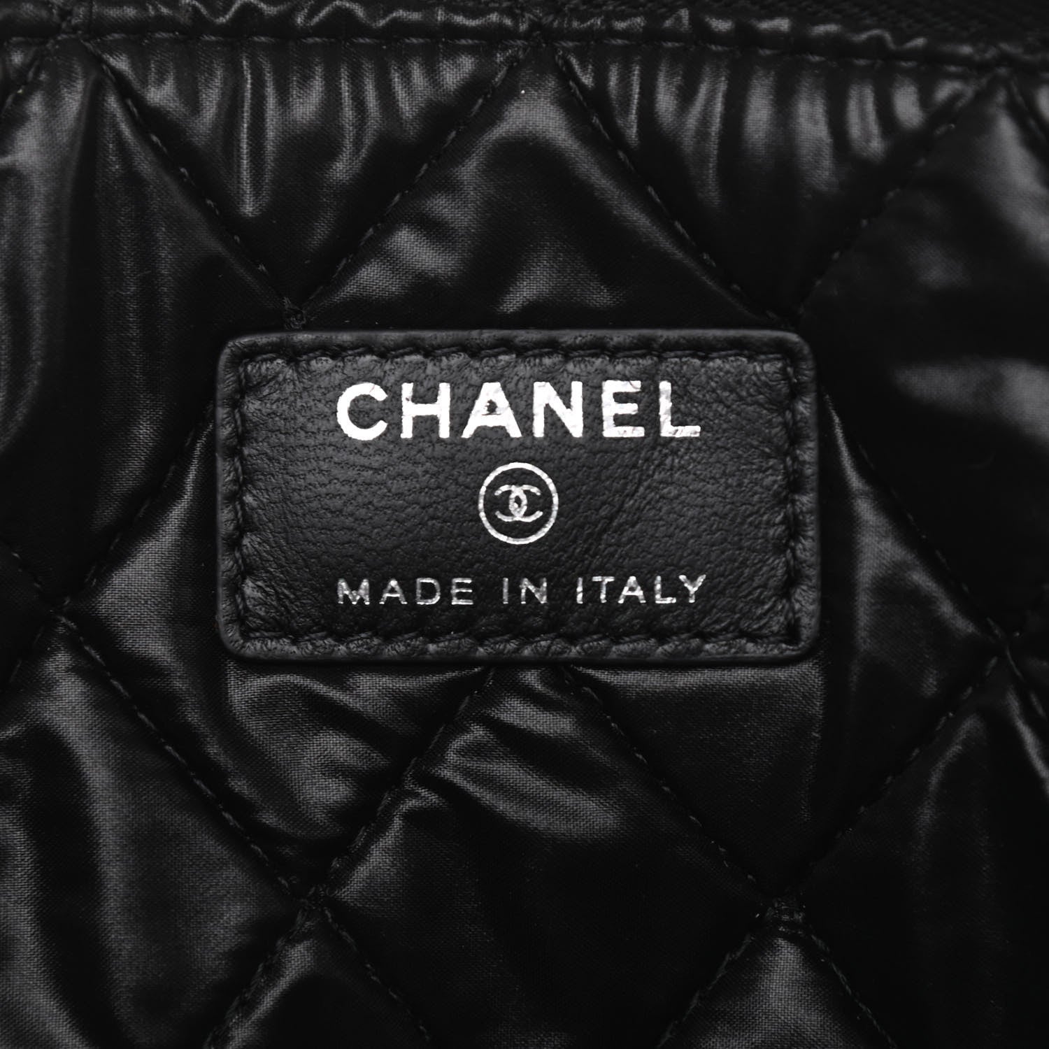 Chanel Tweed Lambskin Quilted Small Case Black 6 of 7