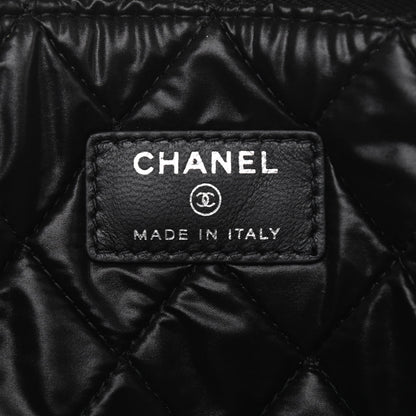 Chanel Tweed Lambskin Quilted Small Case Black 6 of 7