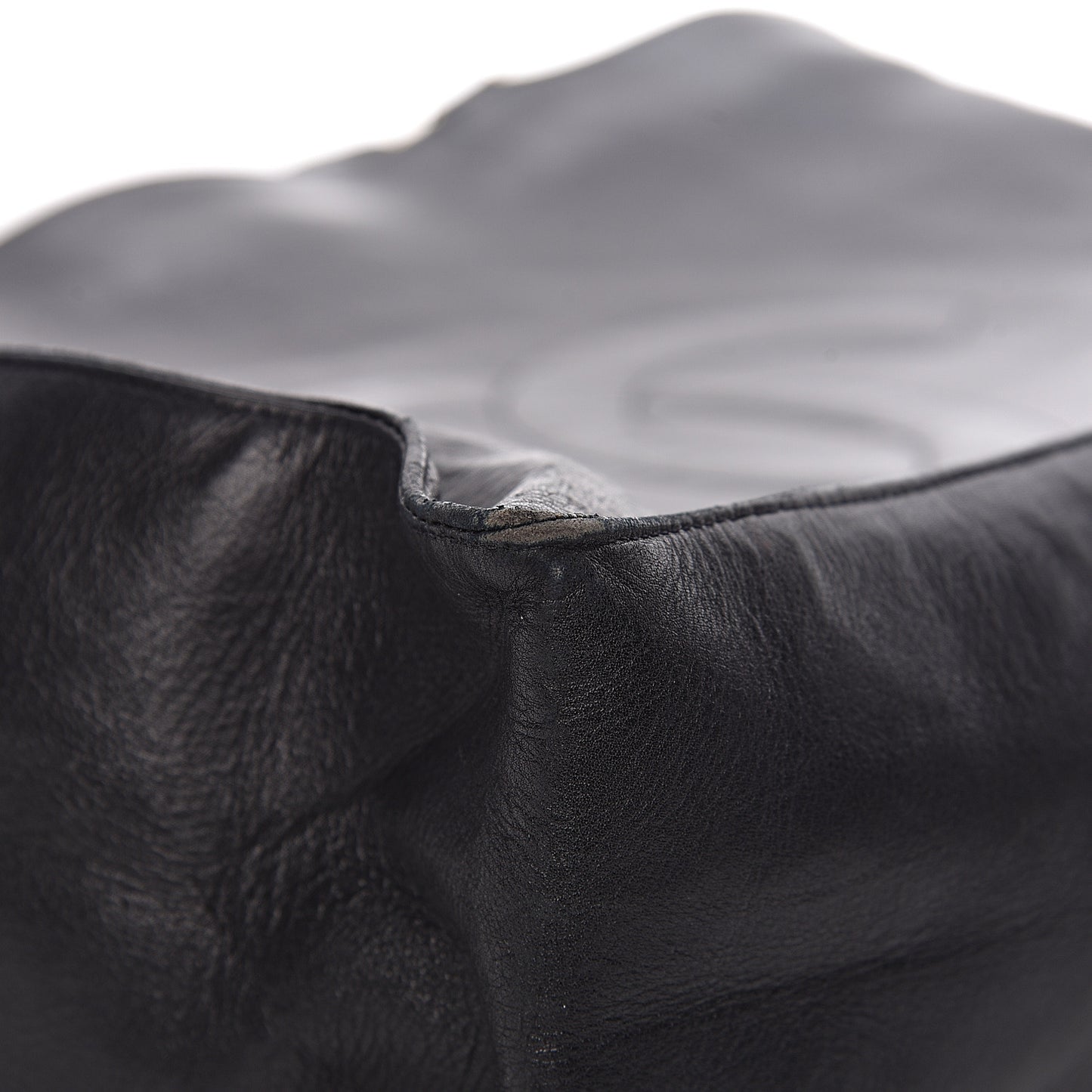 Calfskin CC Tote Black