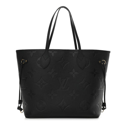 Louis Vuitton Empreinte Monogram Giant Neverfull MM Black 1 of 9