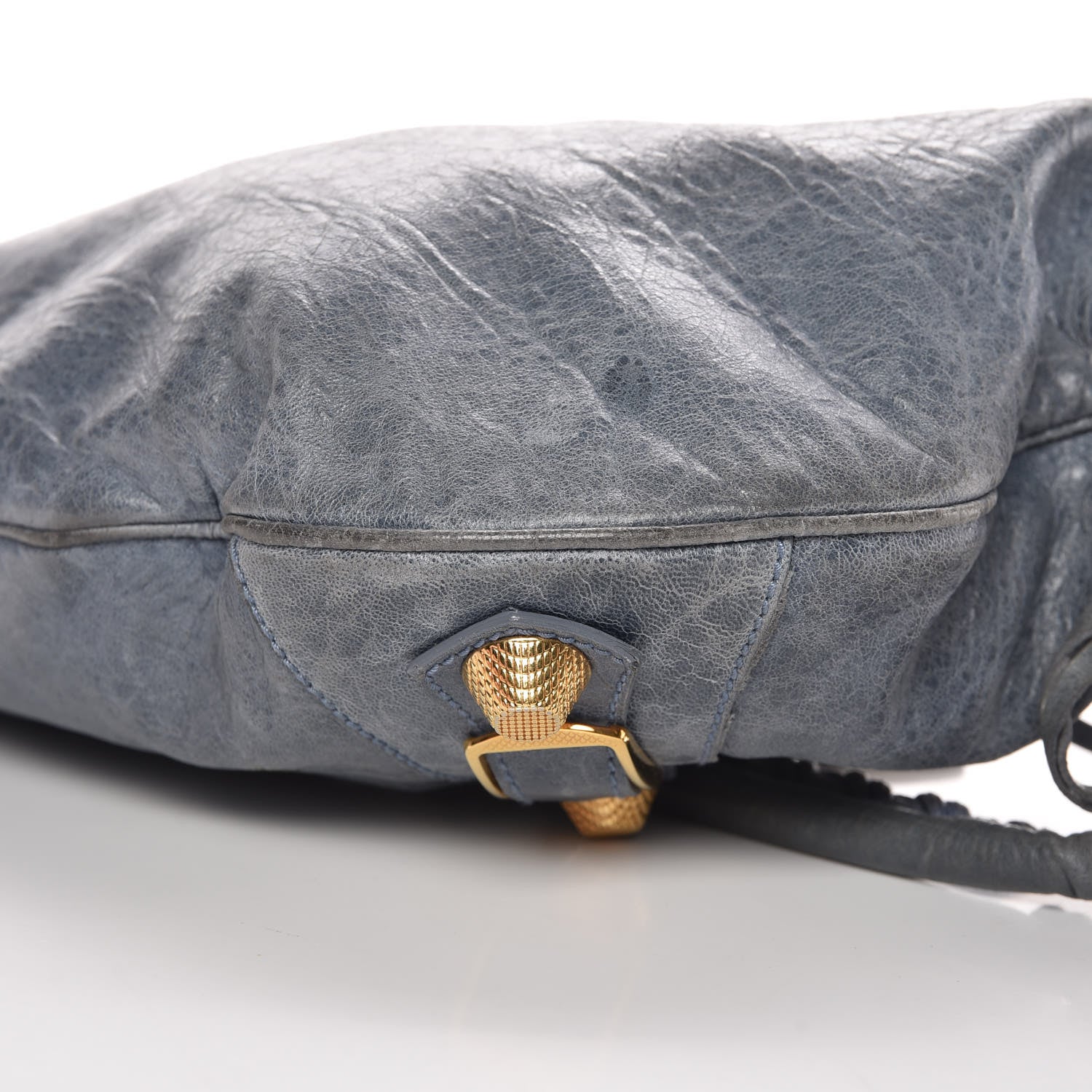 Balenciaga Chevre Giant 21 Gold Hardware Hobo Bleu 16 of 16
